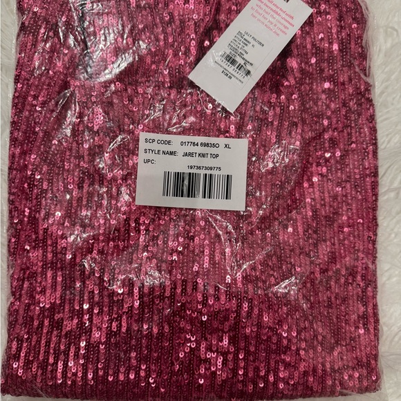 🆕 Lilly Pulitzer JARET KNIT TOP in “Sun Shell Pink” MSRP $128 NWT sz XL - Picture 2 of 4